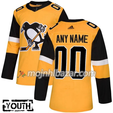 Dresovi Pittsburgh Penguins Custom Adidas 2018-2019 Alternate Authentic - Dječji